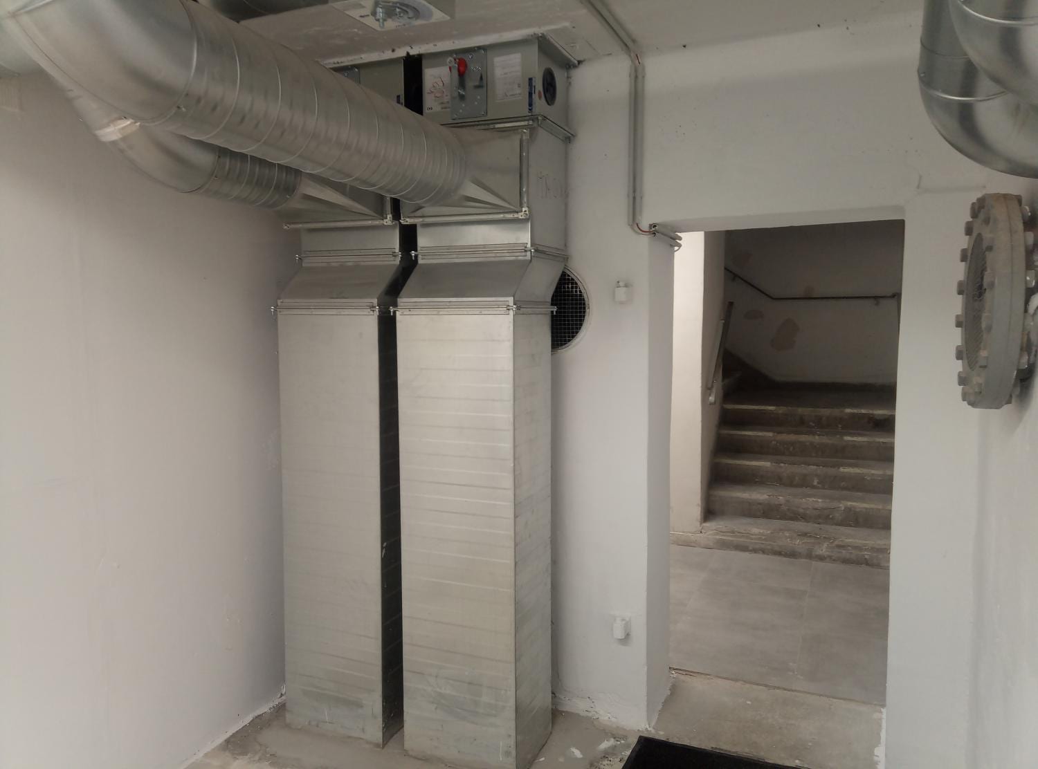 Historische Aufnahme des Bunkers oder Umbaus 9 im Musikerzentrum Rodgau