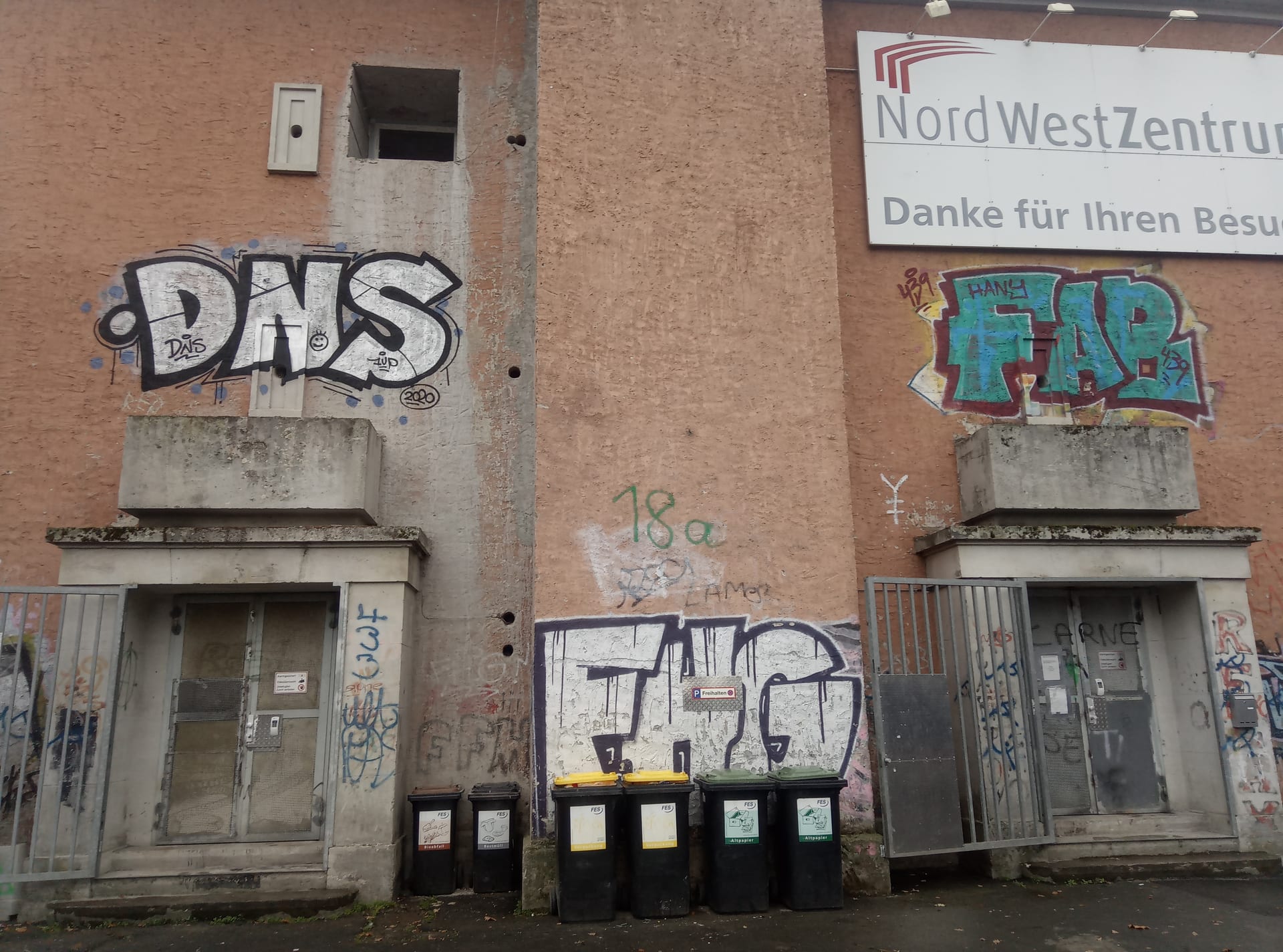 Historische Aufnahme des Bunkers oder Umbaus 14 im Musikerzentrum Rodgau