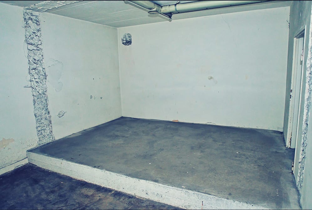 Historische Aufnahme des Bunkers oder Umbaus 2 im Musikerzentrum Rodgau