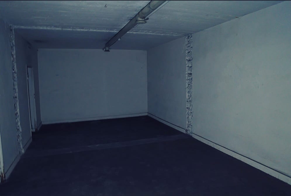 Historische Aufnahme des Bunkers oder Umbaus 3 im Musikerzentrum Rodgau