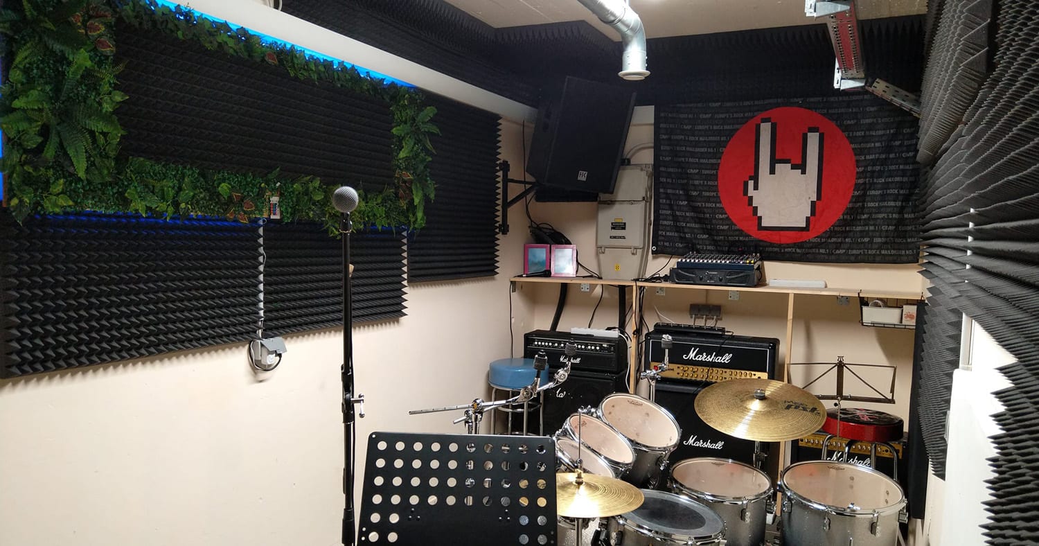 Oldschool-Proberaum im Musikerzentrum Rodgau