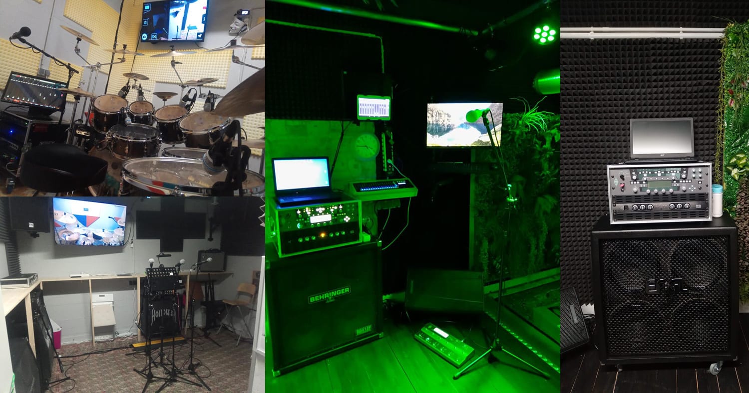 Studio im Musikerzentrum Rodgau mit Proberaumtechnik