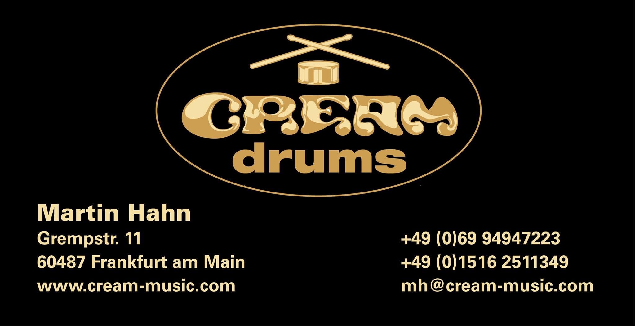 Cream Drums Frankfurt – Martin Hahn