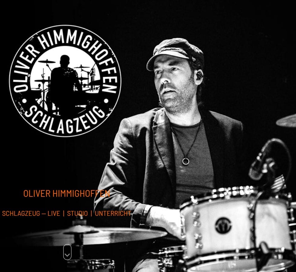 Schlagzeugunterricht mit Oliver Himmighoffen – News-Grafik aus dem Musikerzentrum-Archiv