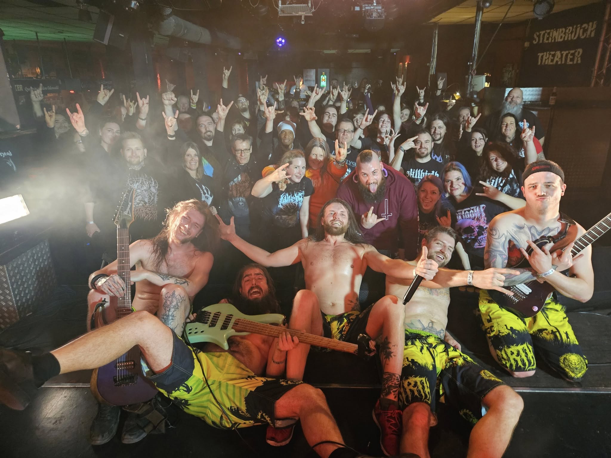 Stillbirth mit dem Publikum bei ROCKEN im Winter 2024